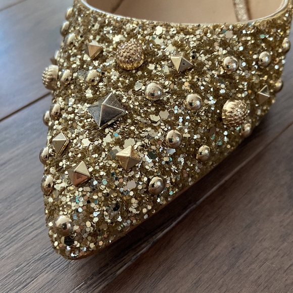 Sparkly gold heels - Picture 5 of 6